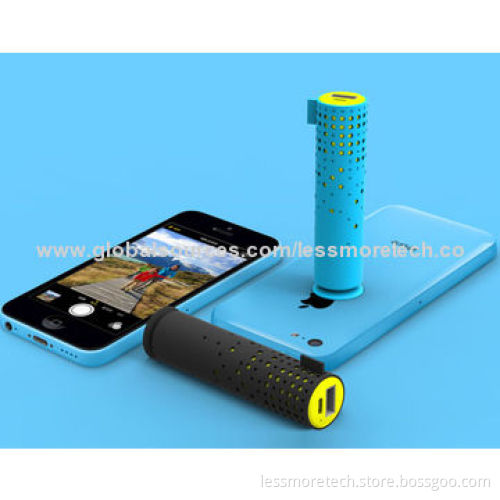 Power Bank, Rubber Housing with Suction Cups, 1,800-2600mAh